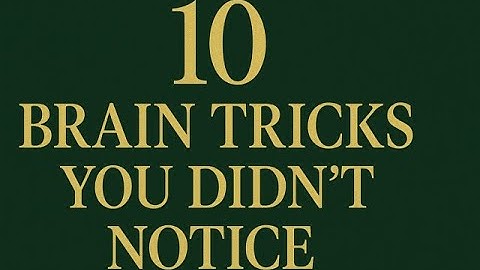 10 Psychological Tricks Your Brain Uses Every Day Without Permission