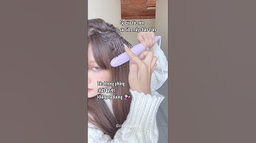 Bấm phồng chân tóc, gấp thì mấy bà thử máy chân tròn ha, còn k thì để tự nhiên vẫn tốt cho tóc nhất