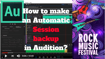 Adobe Audition CC - 8 - How to Make Automatic Session Backup Files in adobe audition cc