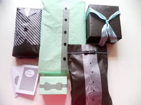 Confezionare un regalo da uomo biglietto d 39 auguri diy come fare ... Regali da fare a un uomo