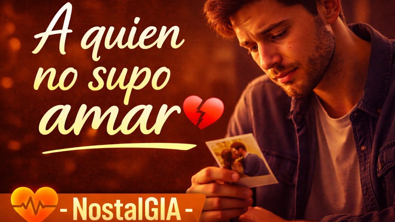 Aquien no supo amar 💔 | Balada Pop en Español – NostalGIA