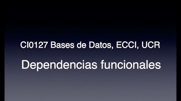 DependenciasFuncionales