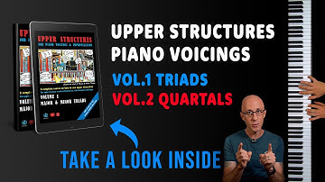 Upper Structures for Piano Voicings & Improvisation Vol.1 & 2 #jazzpianolessons