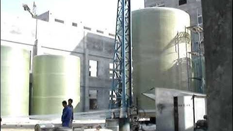 Vertical Winding Machine of FRP Vessel