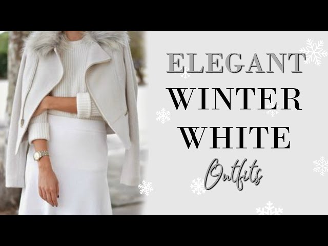 Winter Fashion: Rocking All White Outfits in 10+ Ways