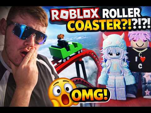 Überlebe die Höchste Achterbahn in Roblox (Reaction) @NinaBridneyRoblox