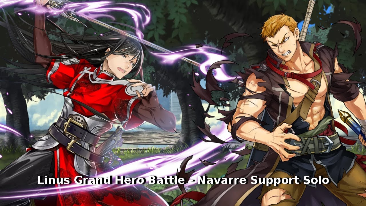 Fire Emblem Heroes  - Linus GHB -  Navarre Support Solo