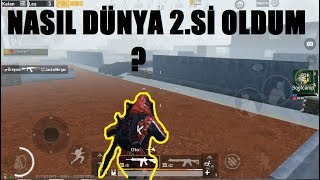 PUBG MOBİLE NASIL DÜNYA 2.Sİ OLDUM? [SoruCevap] #Pubgmobiletürkiye #Şahmeran