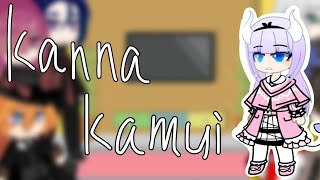 bsd react to kanna kamui \\Miss Kobayashi's Dragon Maid ||蒼淵CA
