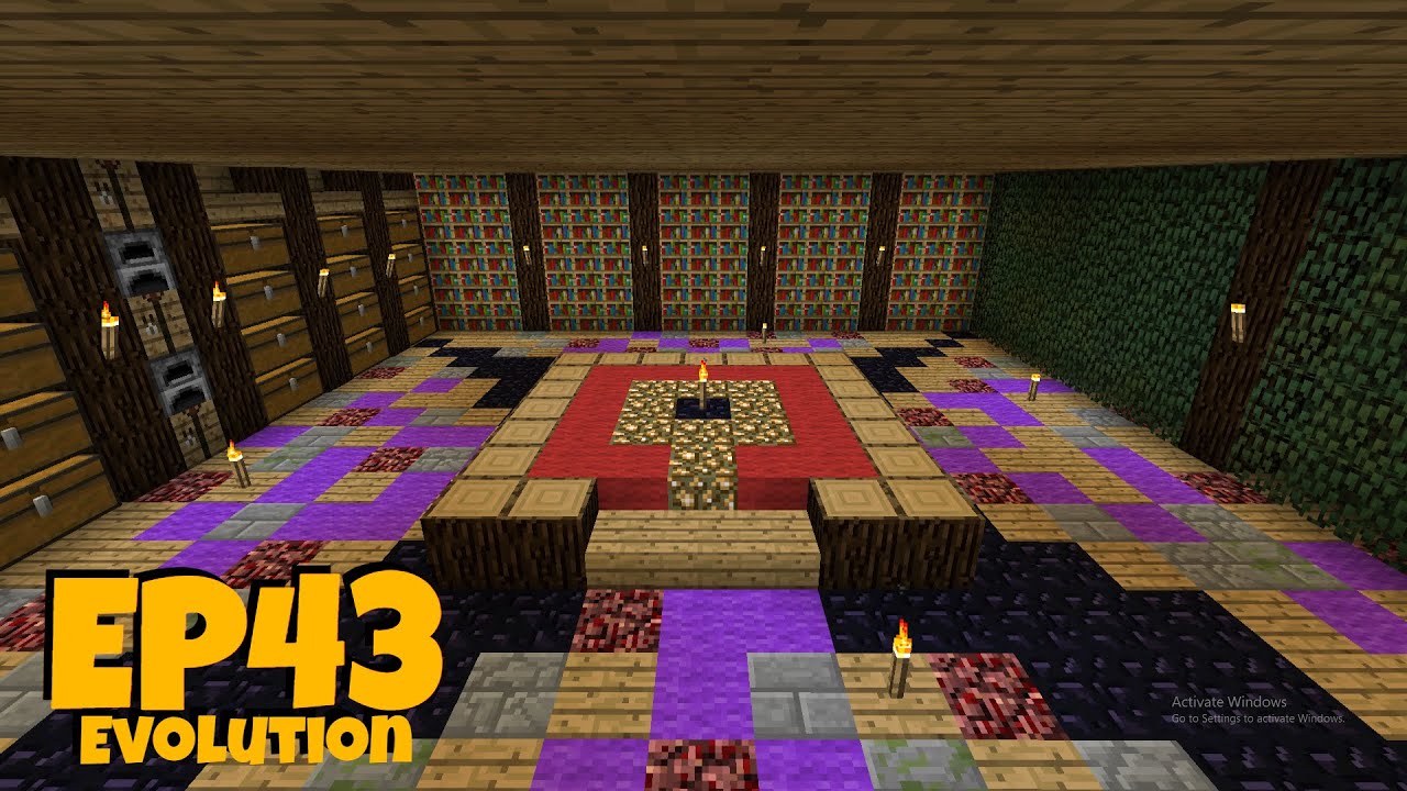 Minecraft Evolution Episode 43 | Enchanting Room - YouTube