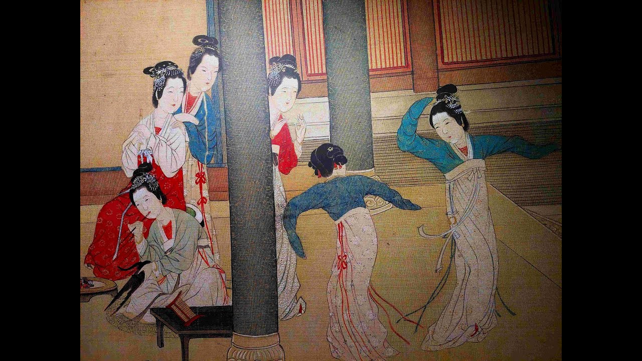 漢宮春曉圖-明朝仇英-台北故宮博物院-Spring Dawn in the Han