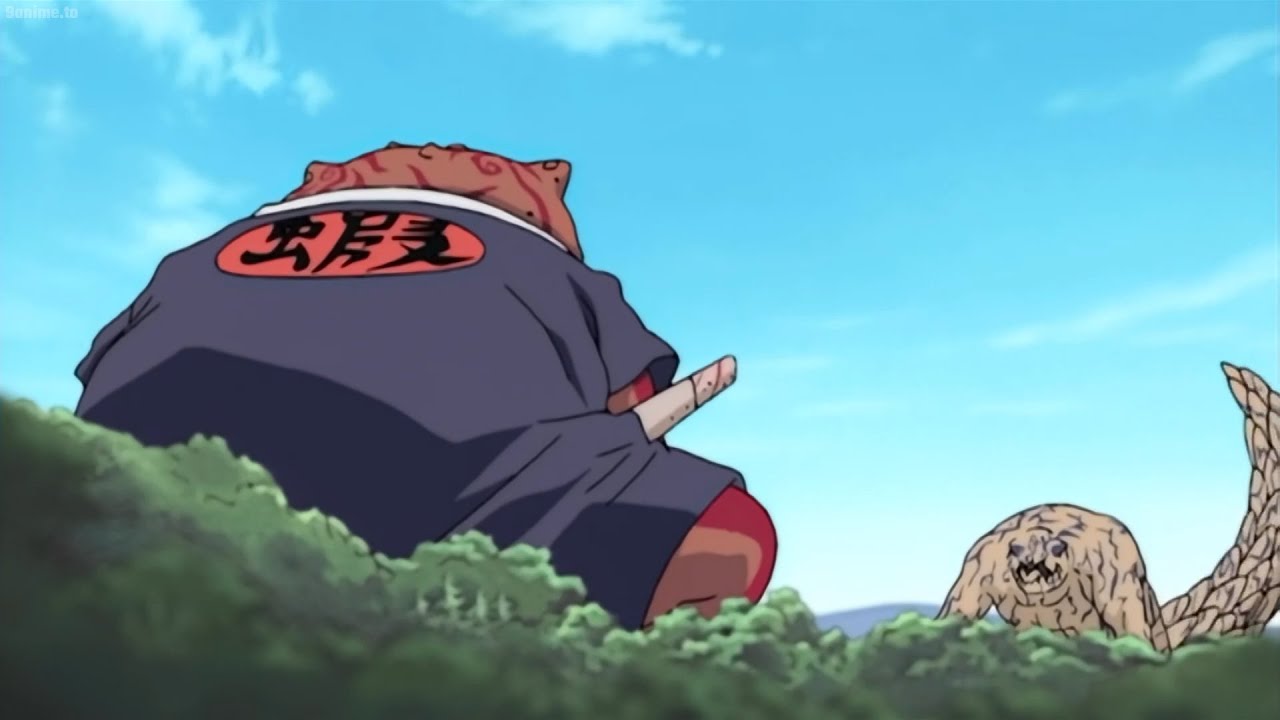 Naruto summons Gamabunta to fight Shukaku | Naruto Shippoop | Naruto Parody