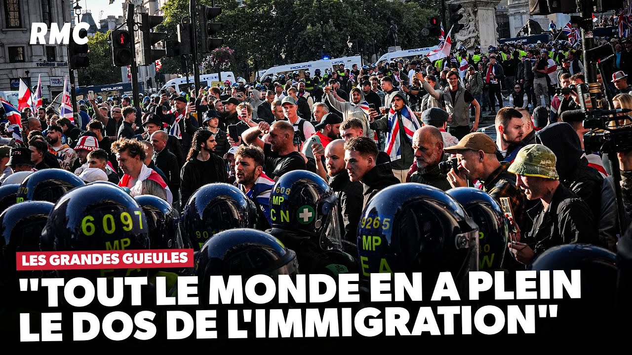 Manif anti-immigration géante à Londres : bientôt en France ?