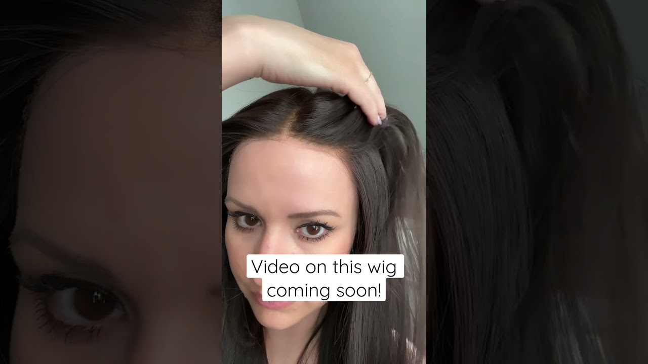 Loving this brunette wig! It's such a flattering color!