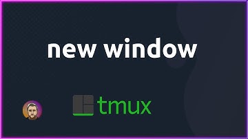 tmux new window