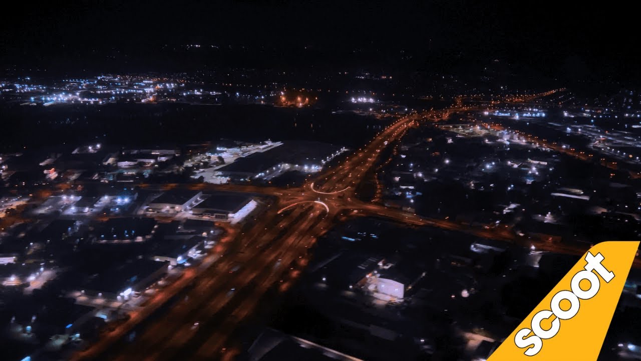 Perth, Western Australia Night Takeoff [YPPH-PER] Scoot Boeing 787-9 Dreamliner