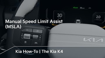 Manual Speed Limit Assist (MSLA) | The Kia K4
