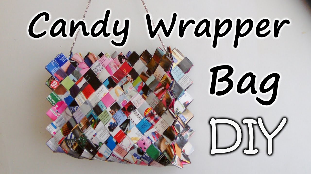 How to Make a Square Candy Wrapper Bag