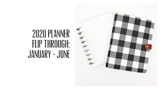 2020 Planner Flip Through: January through June