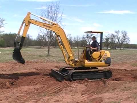 Komatsu Pc40 7 Excavator Trackhoe Backhoe No Reserve Youtube