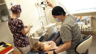 Областные стоматолиги провели приём пациентов в Охе
