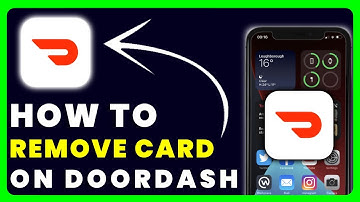 How to Remove Card on Doordash