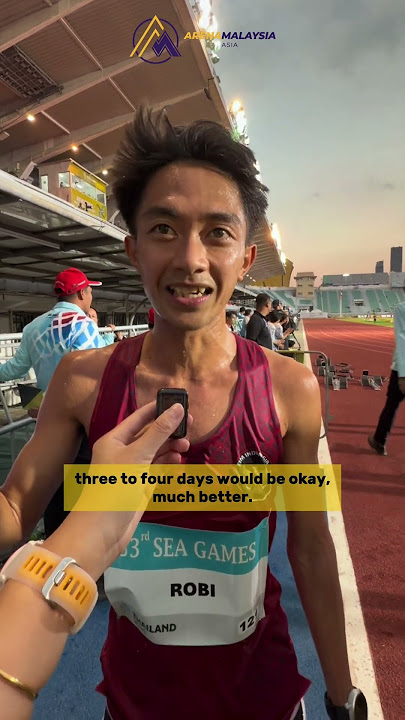 Just one day after the marathon, the newly crowned SEA Games champion endured a tough 10,000m.