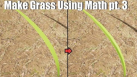 UE5 Procedural Grass Using Bezier Curves pt. 3: Pixel Shading