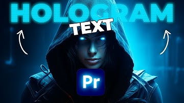 How To Add HOLOGRAPHIC TEXT In Premiere Pro