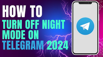 How to Turn Off Night Mode on Telegram | Disable Telegram Dark mode