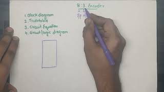 8:3 Encoder | digital electronics| All Universities