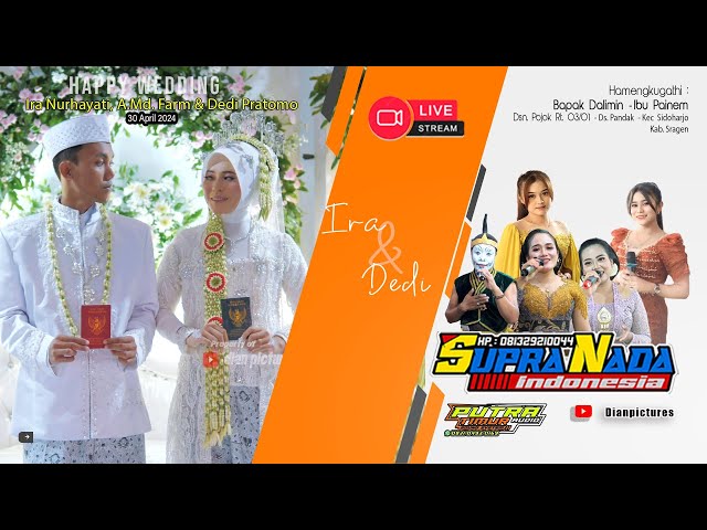 Live CS SUPRA NADA || PUTRA TIMUR AUDIO || Wedding Ira & Dedi || Pojok, Pandak, Sidoharjo 30/04/2024 class=