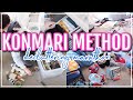 KONMARI METHOD CLEAN AND DECLUTTER WITH ME 2021 | DECLUTTERING MARATHON | 2 HOURS OF CLEANING