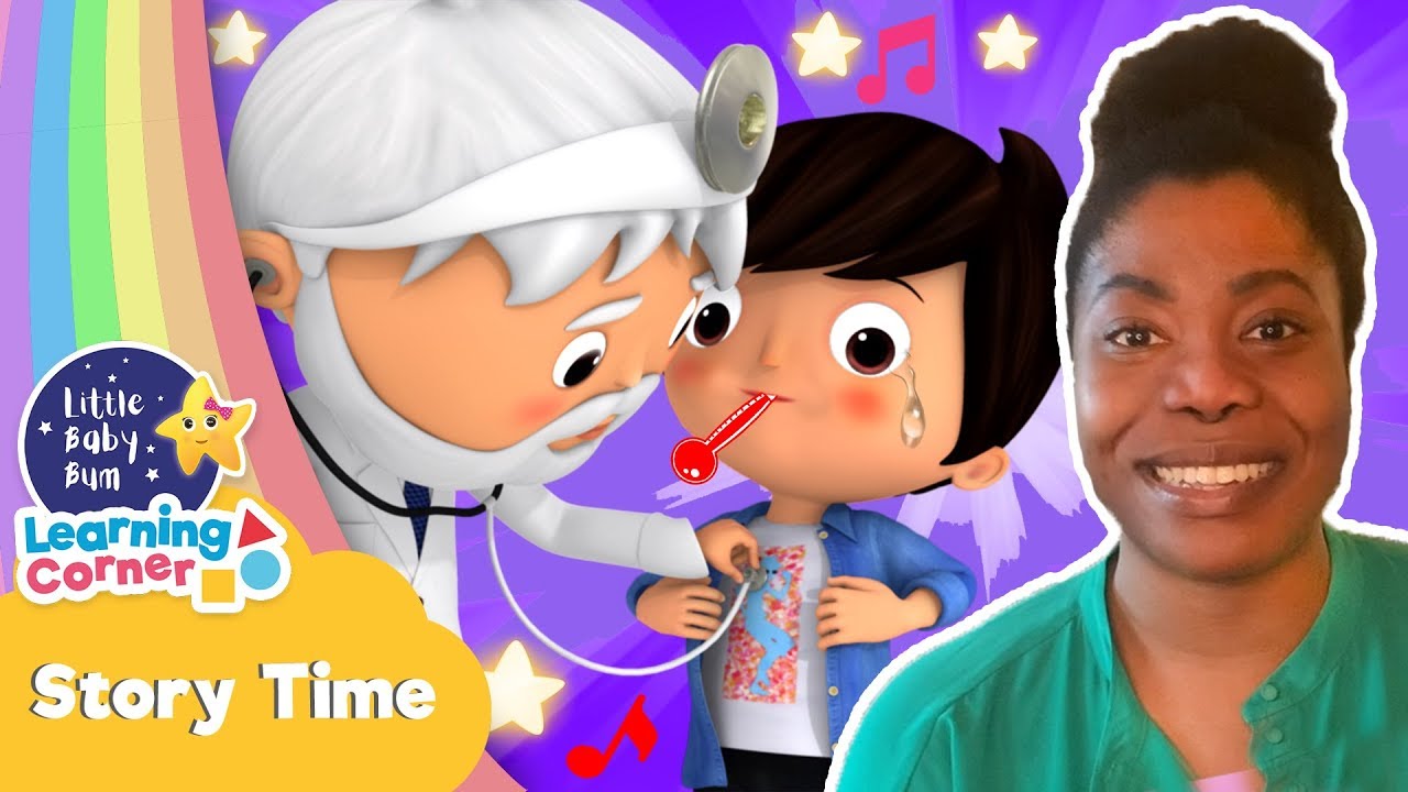 Going To The Doctors BOO BOO Story | Story Corner | Learning Videos For Kids | Homeschool Cartoons