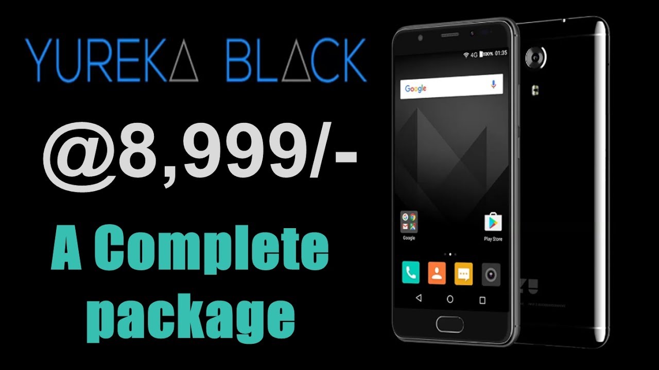 Yureka Black ek complete package budget phone newspaper mockup