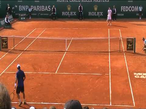 Monte Carlo Rolex Masters 2010 - Verdasco - Djokovic Set 2 (2nd Semi Final)