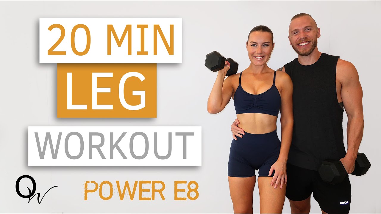 20 MINUTE DUMBBELL LOWER BODY WORKOUT | No Repeat | HOME OR GYM | Power ...