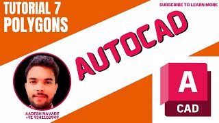 AutoCAD Polygon Power: Master the Command for Precision Design! | AutoCAD Tutorial