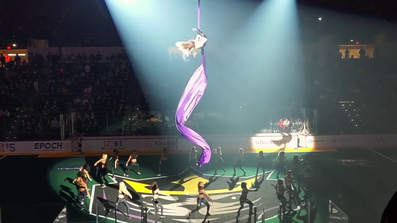 Seals Lax Aerial Halftime Performance 1/18 YouTube