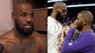 Lebron James Reacts To Chris Paul Announcing Hell Retire At End Of Season
