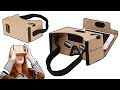 How to make vr box from cardboard  diy vertual reality at home