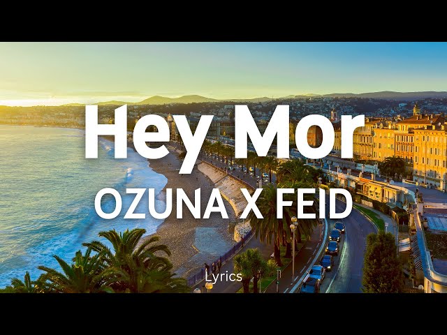 Hey Mor | Ozuna X Feid | Lyrics by MIVI Music class=