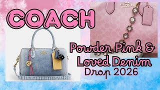 Coach Powder Pink and Denim Haul Live!!!