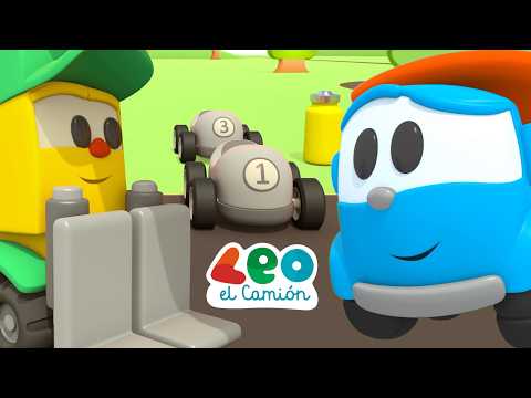 Leo the Truck Español cumple 4 años - 4 Capitulos con Leo Lifty y carritos en español