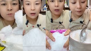 ( HER SOLO ) ASMR ICE EATING / CRUSHED ICE / SOFT ICE /  screenshot 5