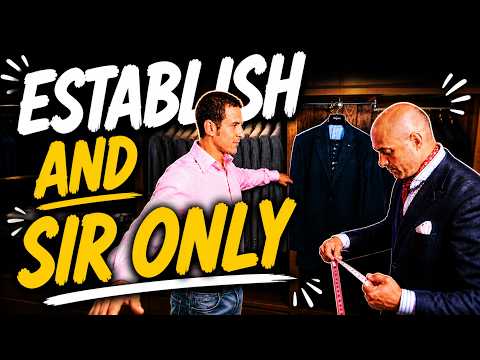"Establish" and "Sir" only | Navy suit for War | T.M.Lewin | Know Your Size - Suits