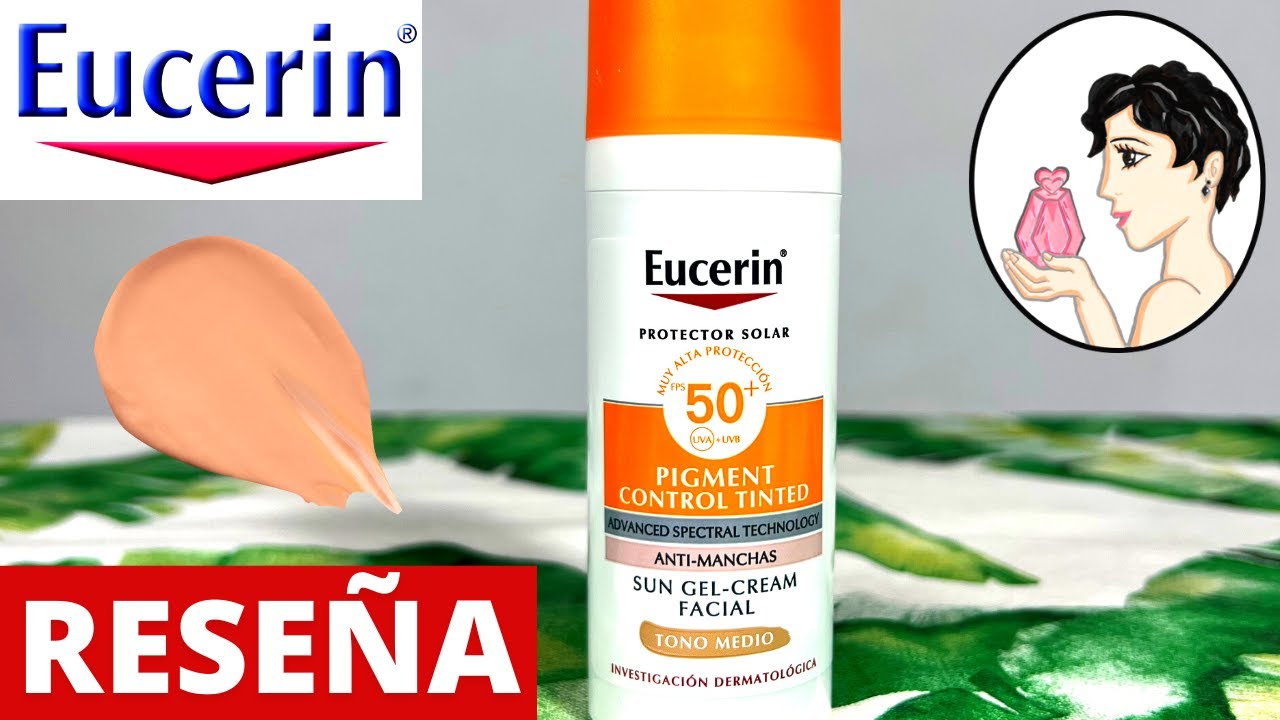 🎊NUEVO Eucerin PIGMENT CONTROL Tinted TONO MEDIO SPF 50+ [Reseña] Piel con MANCHAS oscuras o
