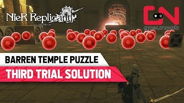 Barren Temple Third Trial Puzzle Solution - Nier Replicant
