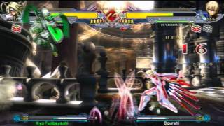 BLAZBLUE CS II - Lambda (Kyo Fujibayashi) VS Jin (Dourshi)