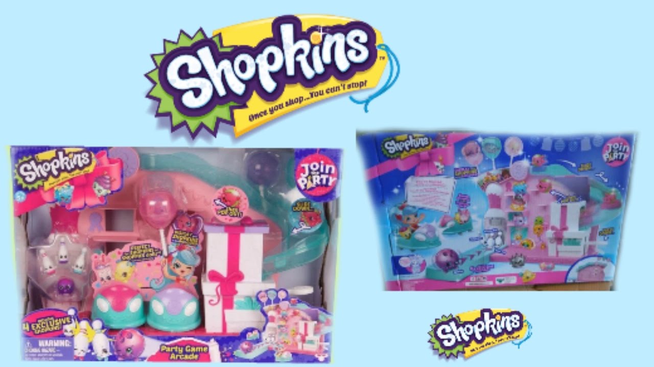 Shopkins Party Game Arcade Wild sports stars & stripes tailgate toss